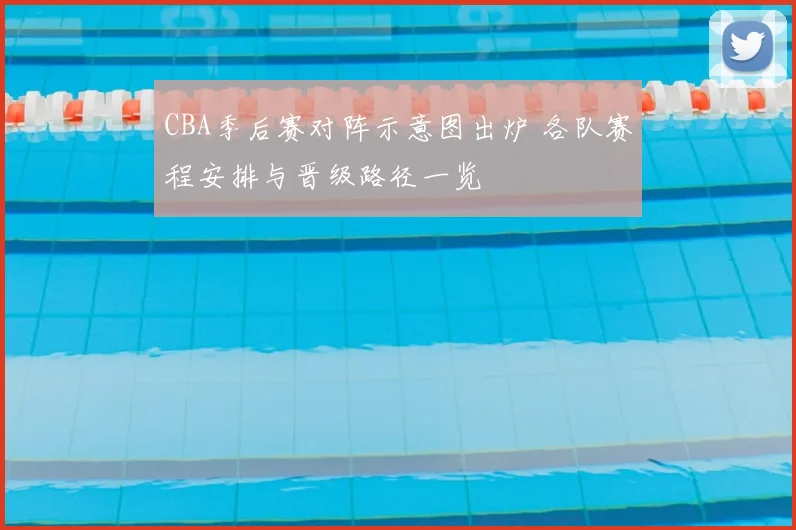 CBA季后赛对阵示意图出炉 各队赛程安排与晋级路径一览
